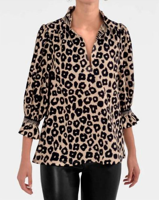 Gretchen Scott - Ruffle Neck Tunic