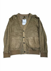 Manto Italia Women's Iris Long Sleeve Cardigan in brown - women's jacket
