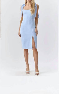 adelyn rae Gia Ribbon Strap Dress in blue - women's dress