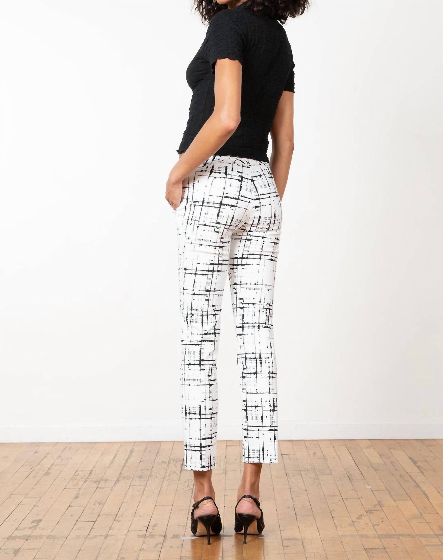 Avenue Montaigne - Women's Lulu Slim Ankle Straight Pants