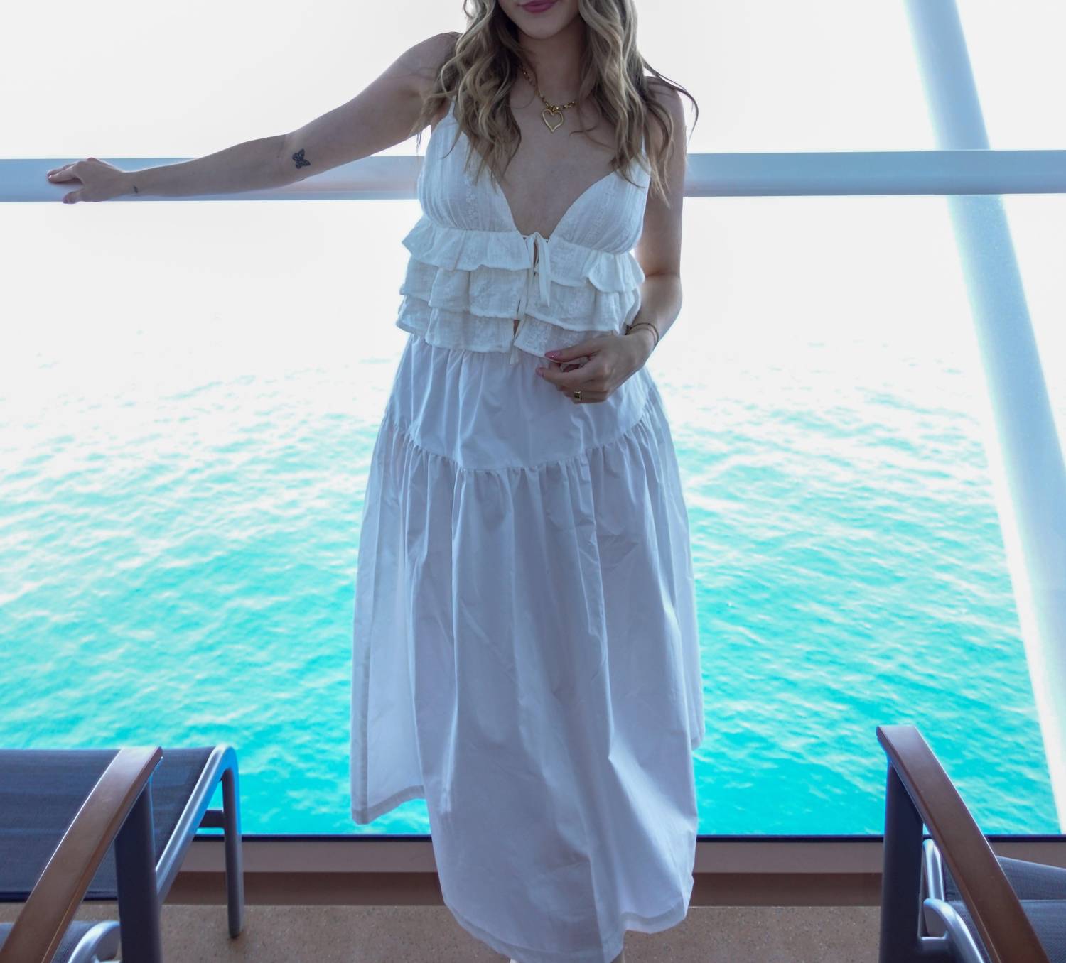 Olivaceous - Santorini Midi Skirt