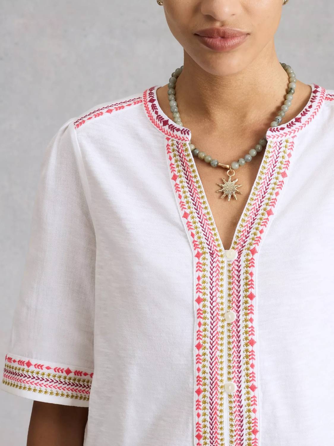 White Stuff - Lizzie Embroidered Top