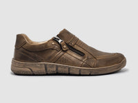Kcr Group - Men's Everyday Zip-up Slip-on Leather Shoes