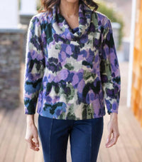 Habitat - Aspen Knit Brushstrokes Easy Cowl Top