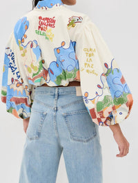 Alemais - Nadia Cropped Shirt