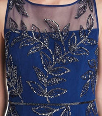Adrianna Papell - Sleeveless Beaded Sheath Cocktail Dress