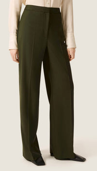 Argent Wide Leg Trouser in olive - women's pants