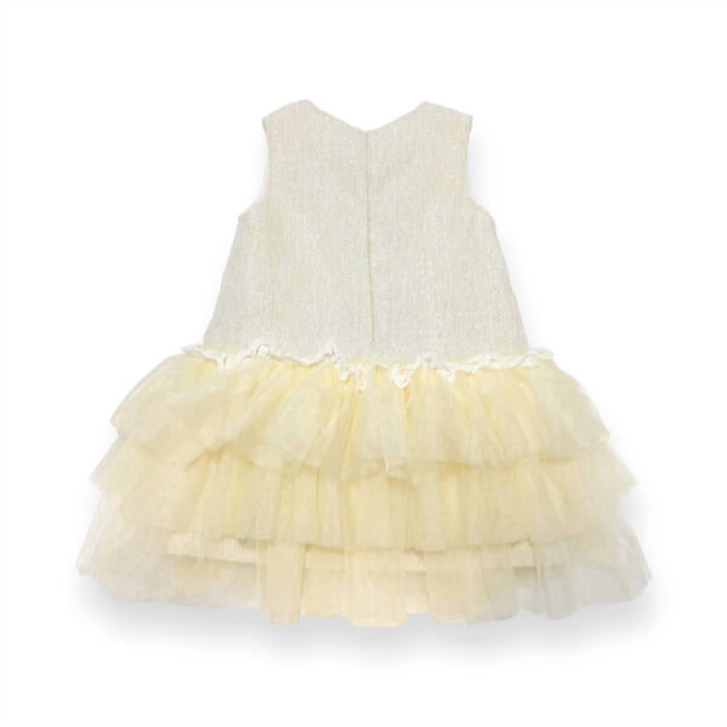 Doe A Dear - Kid's Tweed Tulle Dress