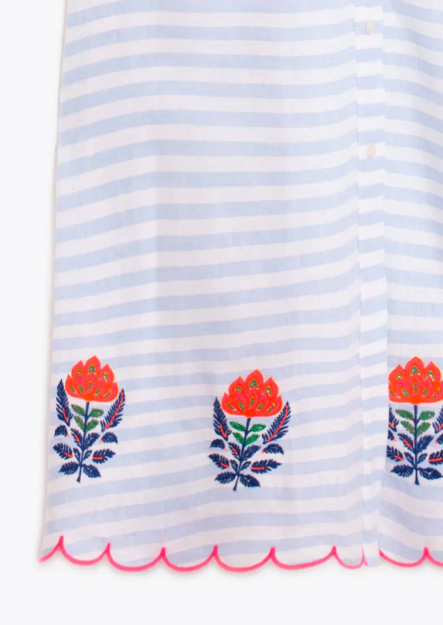 Vilagallo - Striped Shirt Dress