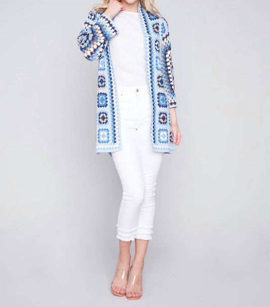 Charlie B - Long Crochet Cardigan