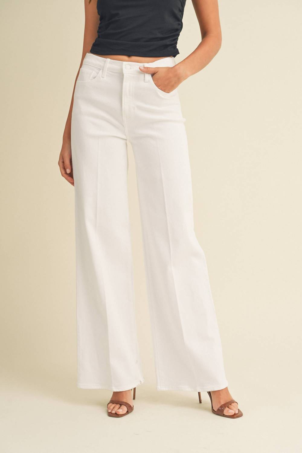 Just Black Denim - Whitney Palazzo Jeans