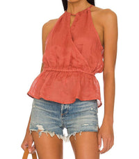 Bella Dahl - Cross Front Halter Top