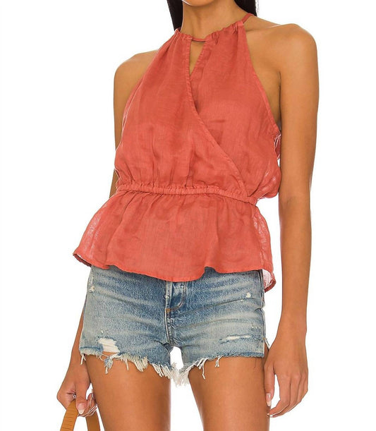 Bella Dahl - Cross Front Halter Top