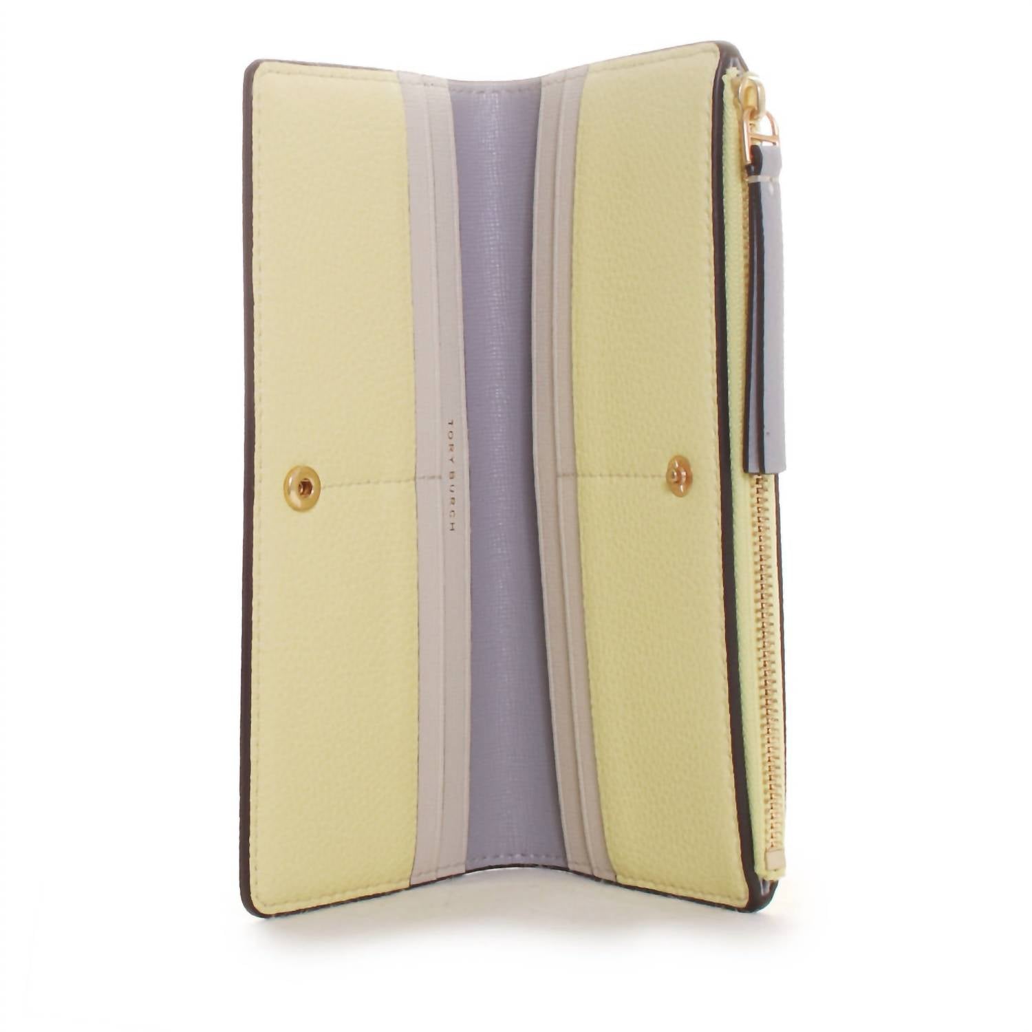 Tory Burch - Women's Robinson Colorblock Zip Slim Wallet