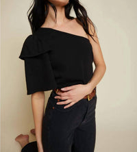 Lida One Shoulder Party Tee
