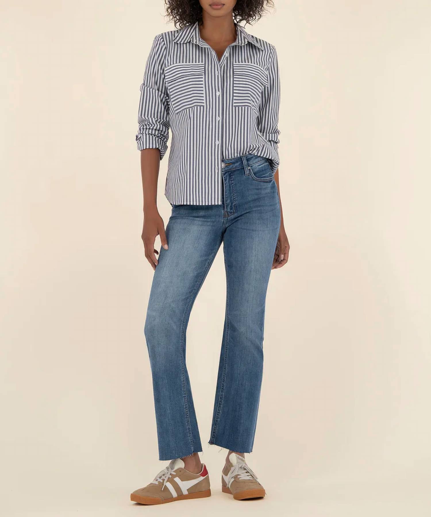 Kut From The Kloth - Kelsey High Rise Ankle Flare Jeans