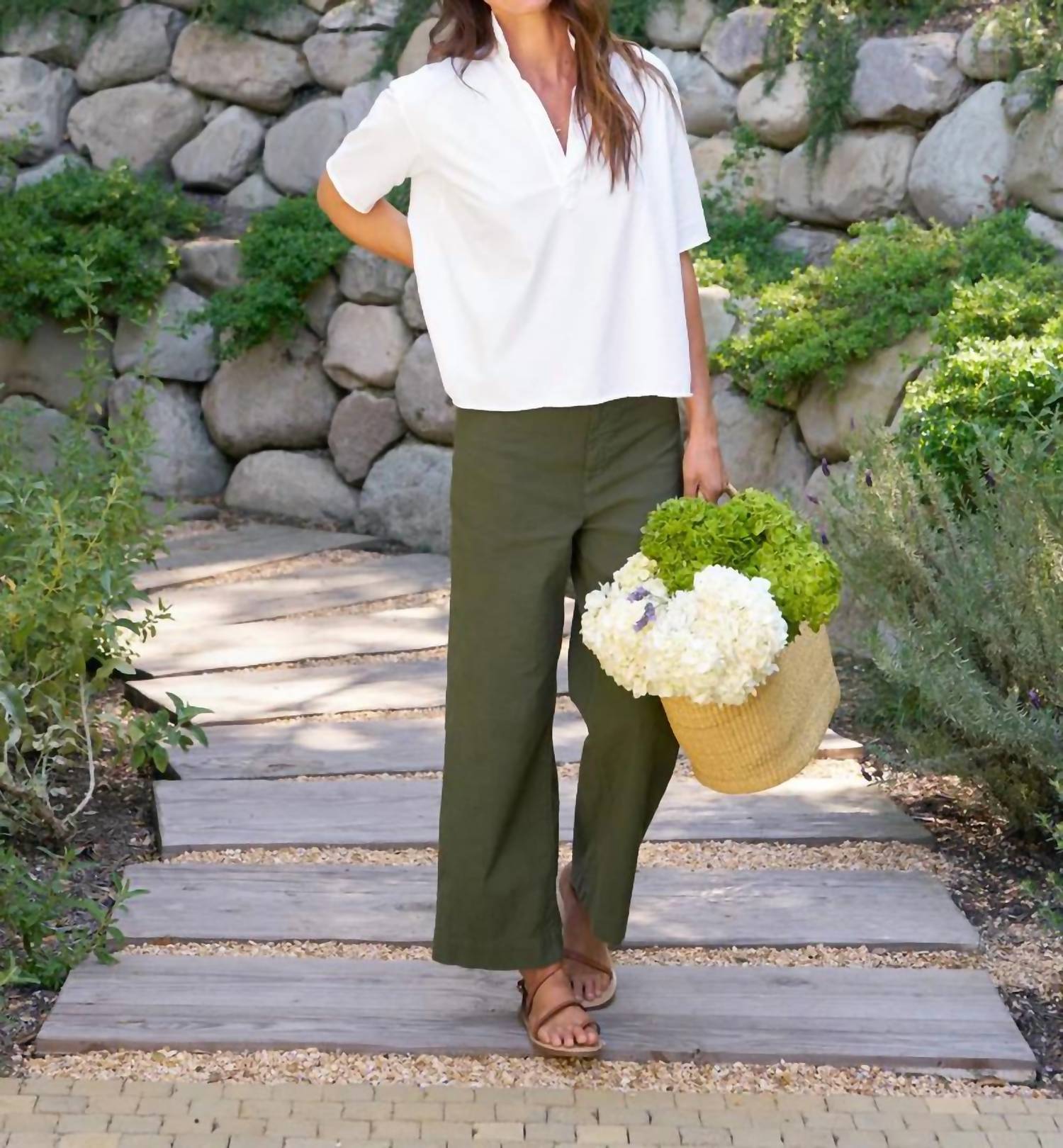 Frank & Eileen - Wexford Wide Leg Trouser