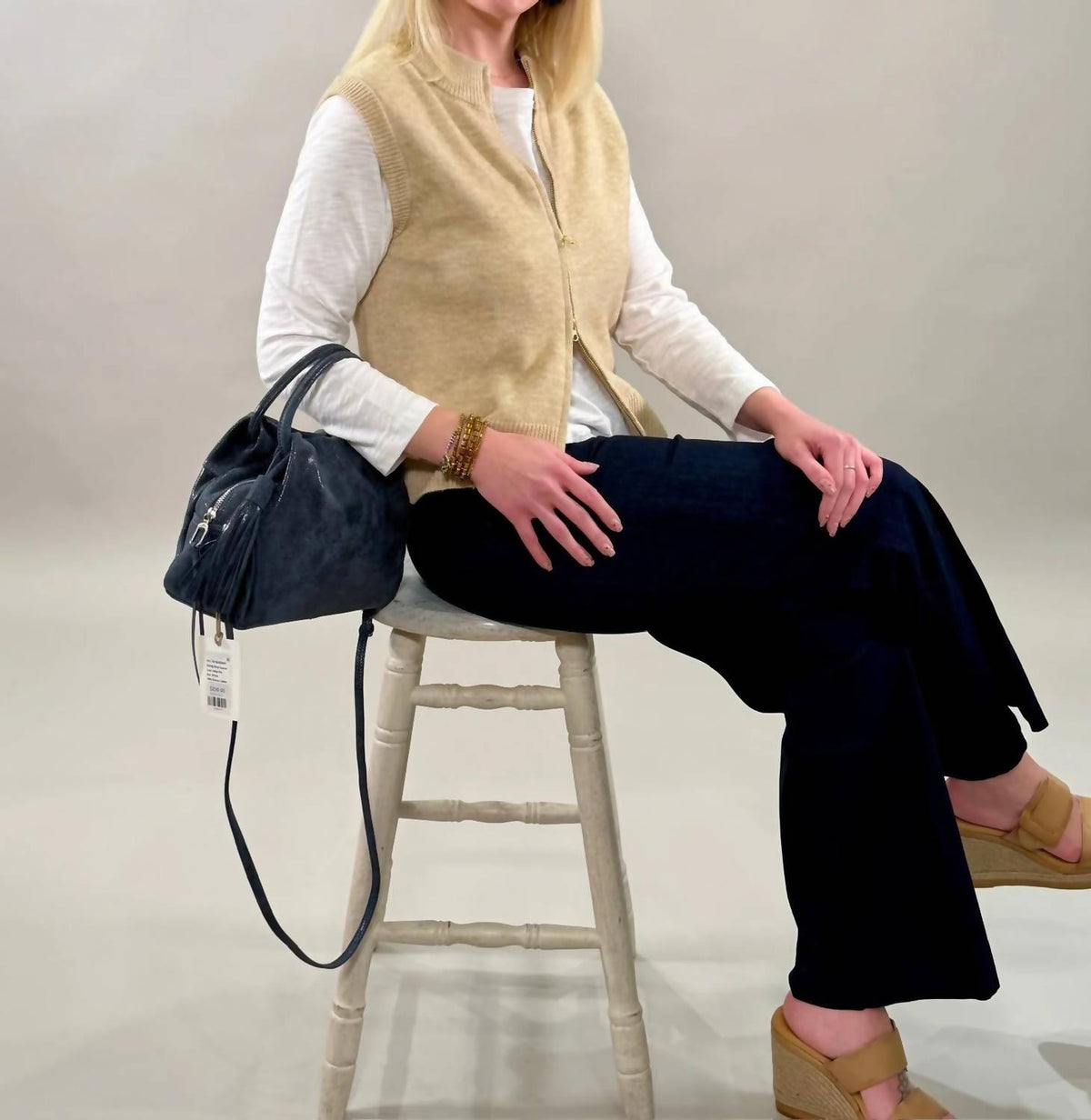 Elan - Cozy Staple Short Sleeve Sweater