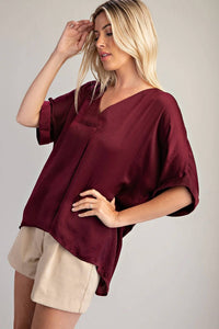 Glam - Reba V-neck Top