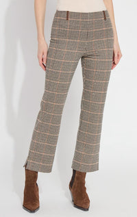 Lysse Baby Boot Ankle Pants in austin plaid - women's pants