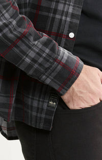 Jachs New York - Corduroy Plaid Button-down Shirt