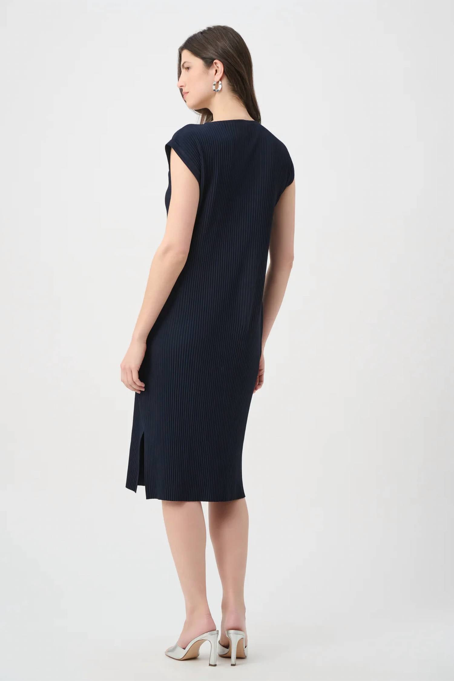 Joseph Ribkoff - Pleated Straight Dress