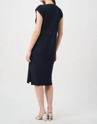 Joseph Ribkoff - Pleated Straight Dress