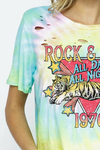 Mineb - Rock Short Sleeve Slitted Tee