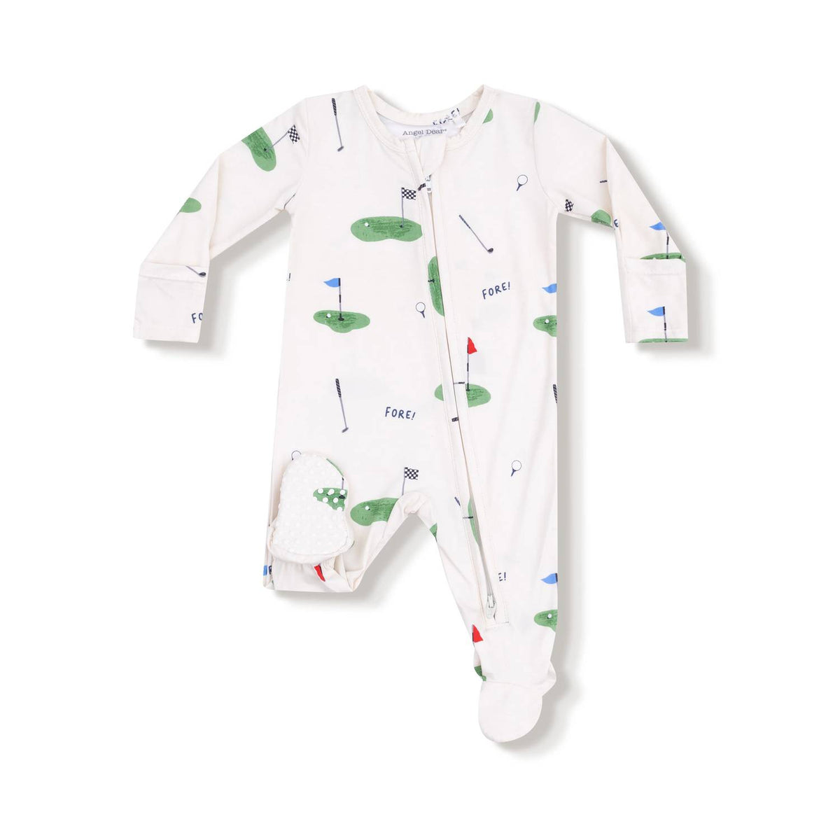Angel Dear - Boys Zipper Footie