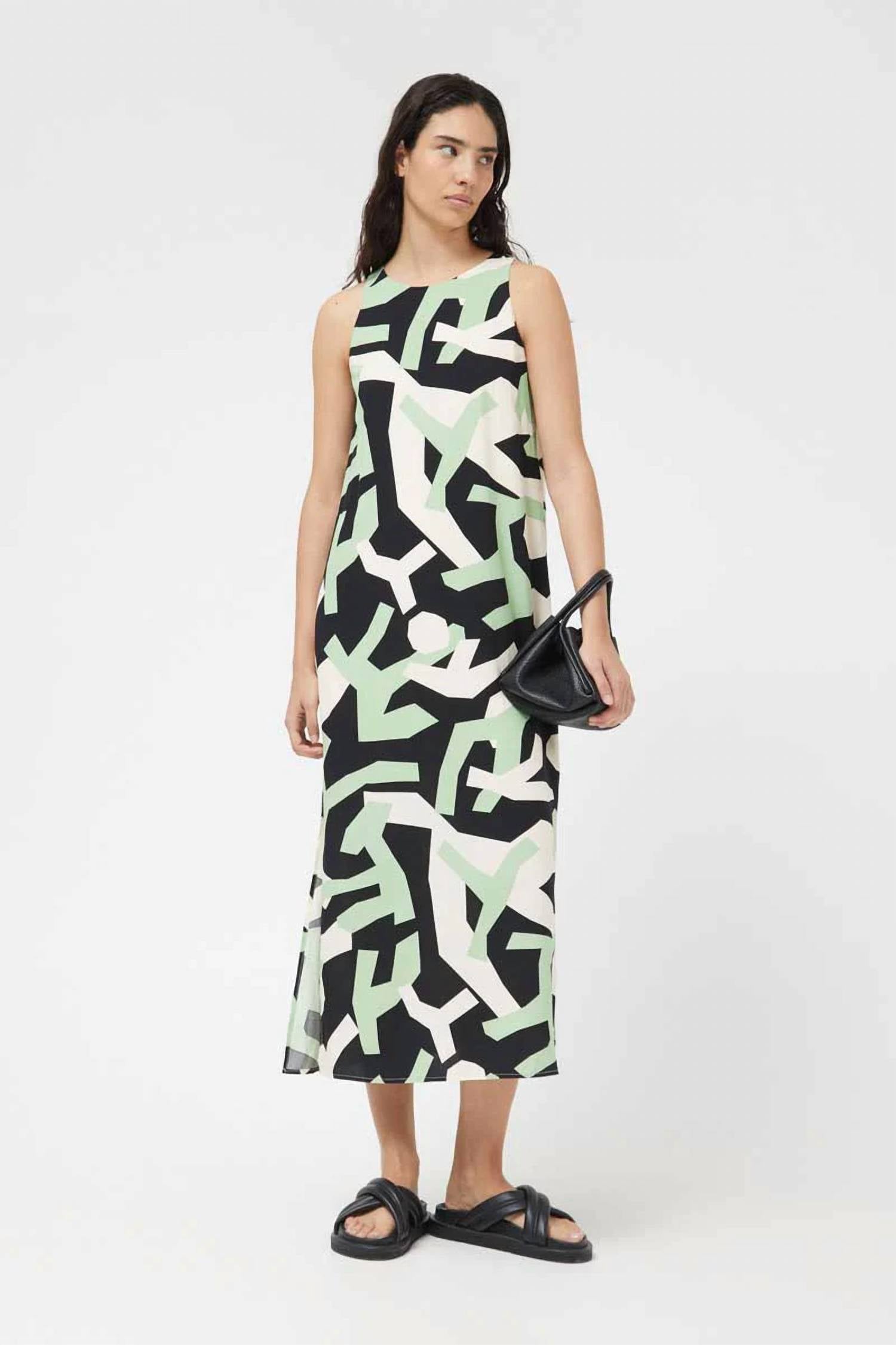 Compania Fantastica - Structure Printed Long Dress
