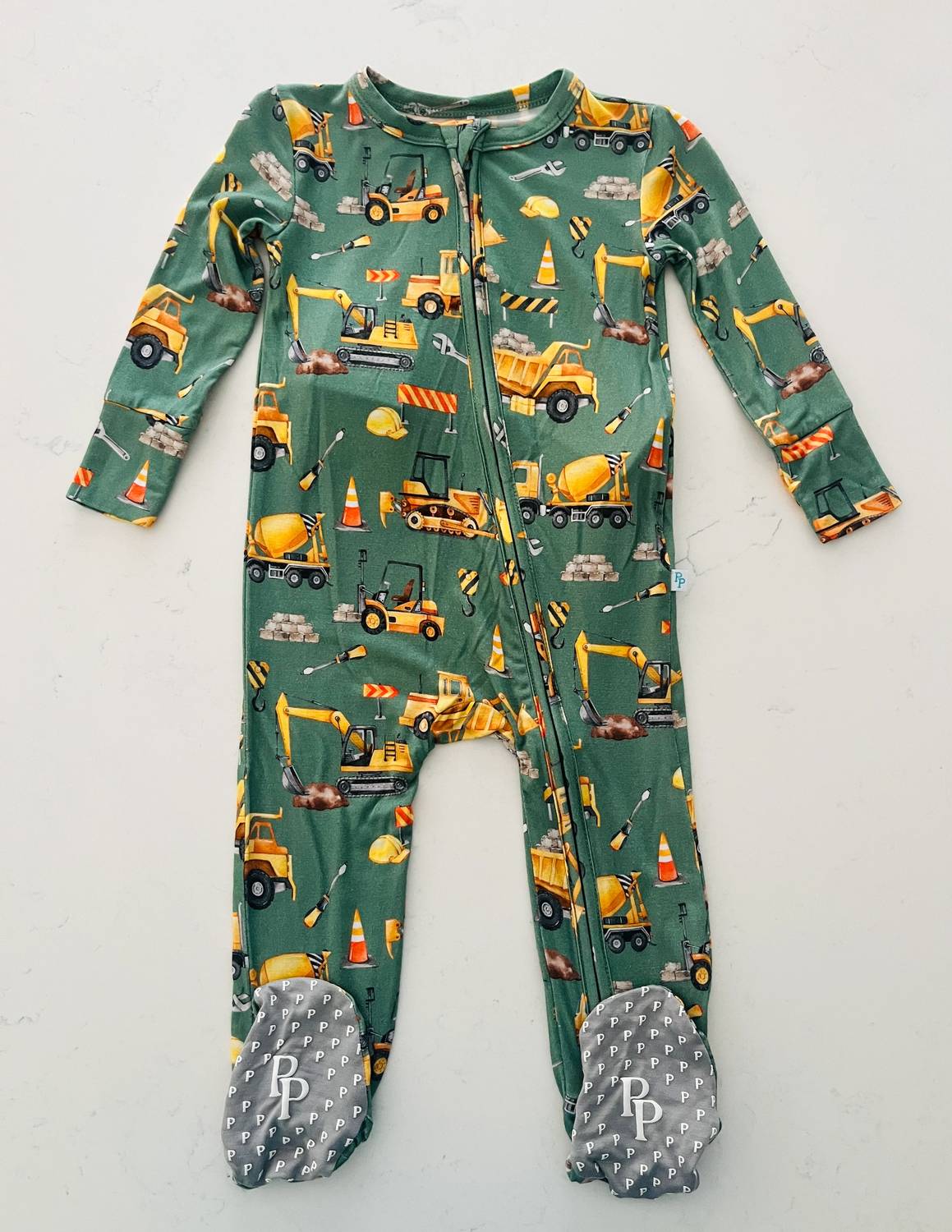 Posh Peanut - Baby Boys Crawford Zippered Footie