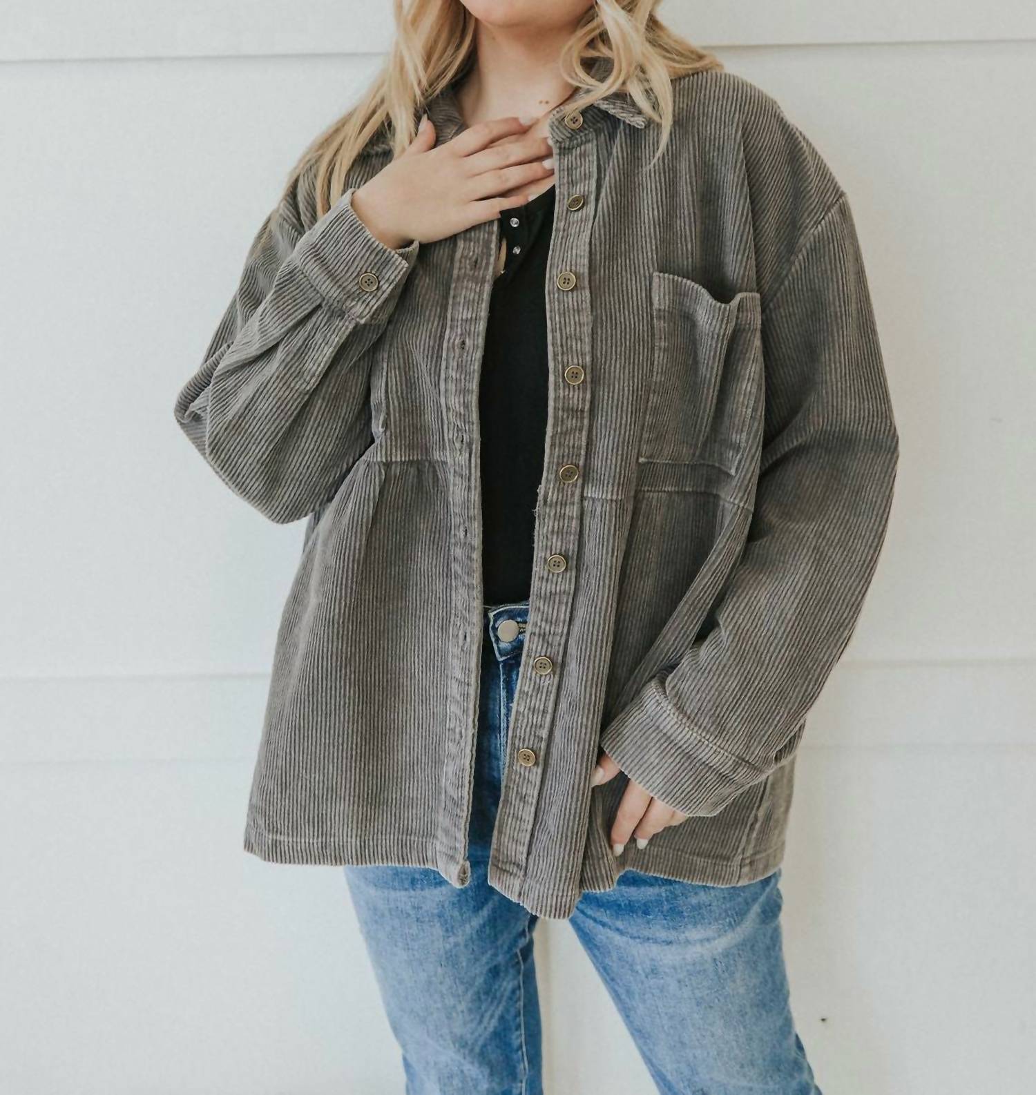 Ee:Some - Dream On Corduroy Shirt