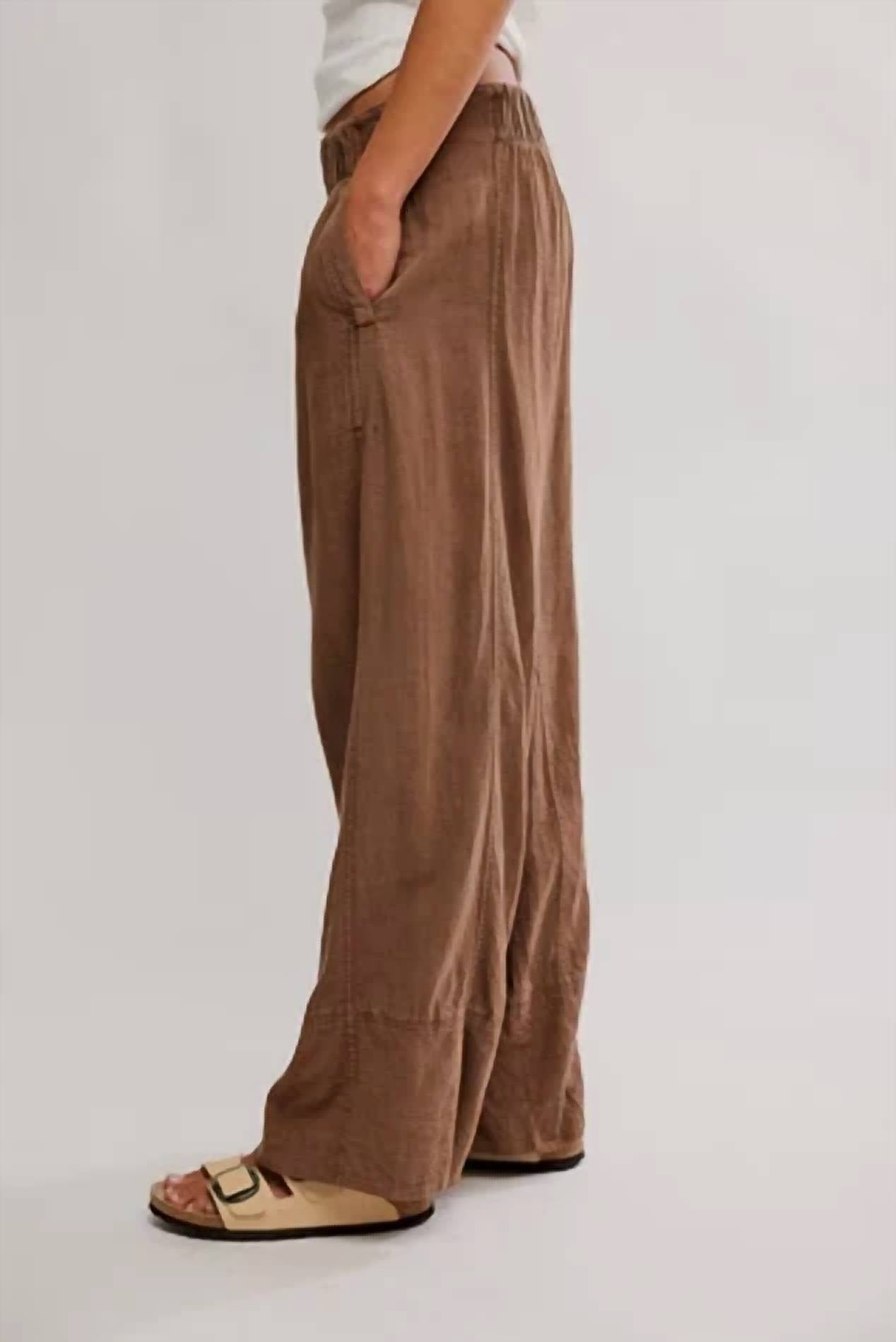 Free People - Days End Linen Pull On Pant
