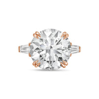 Diana M Jewels - Women's Round & Baguette Lab-grown Diamond Jewelry Ring (3.00 Ct) - Signature