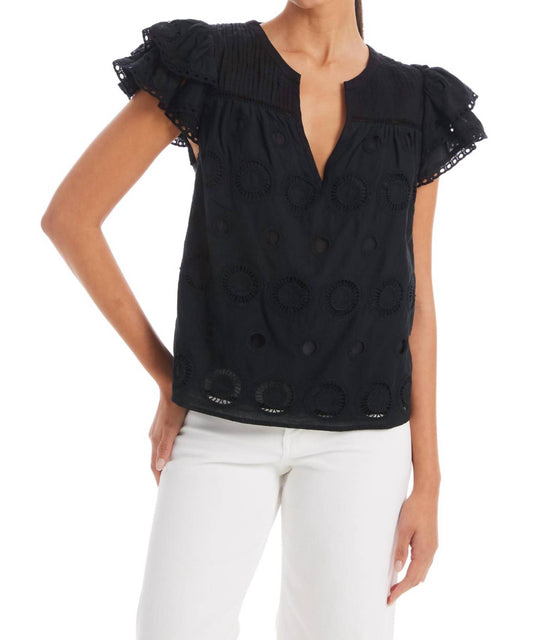 Allison New York - Eyelet Alicia Top