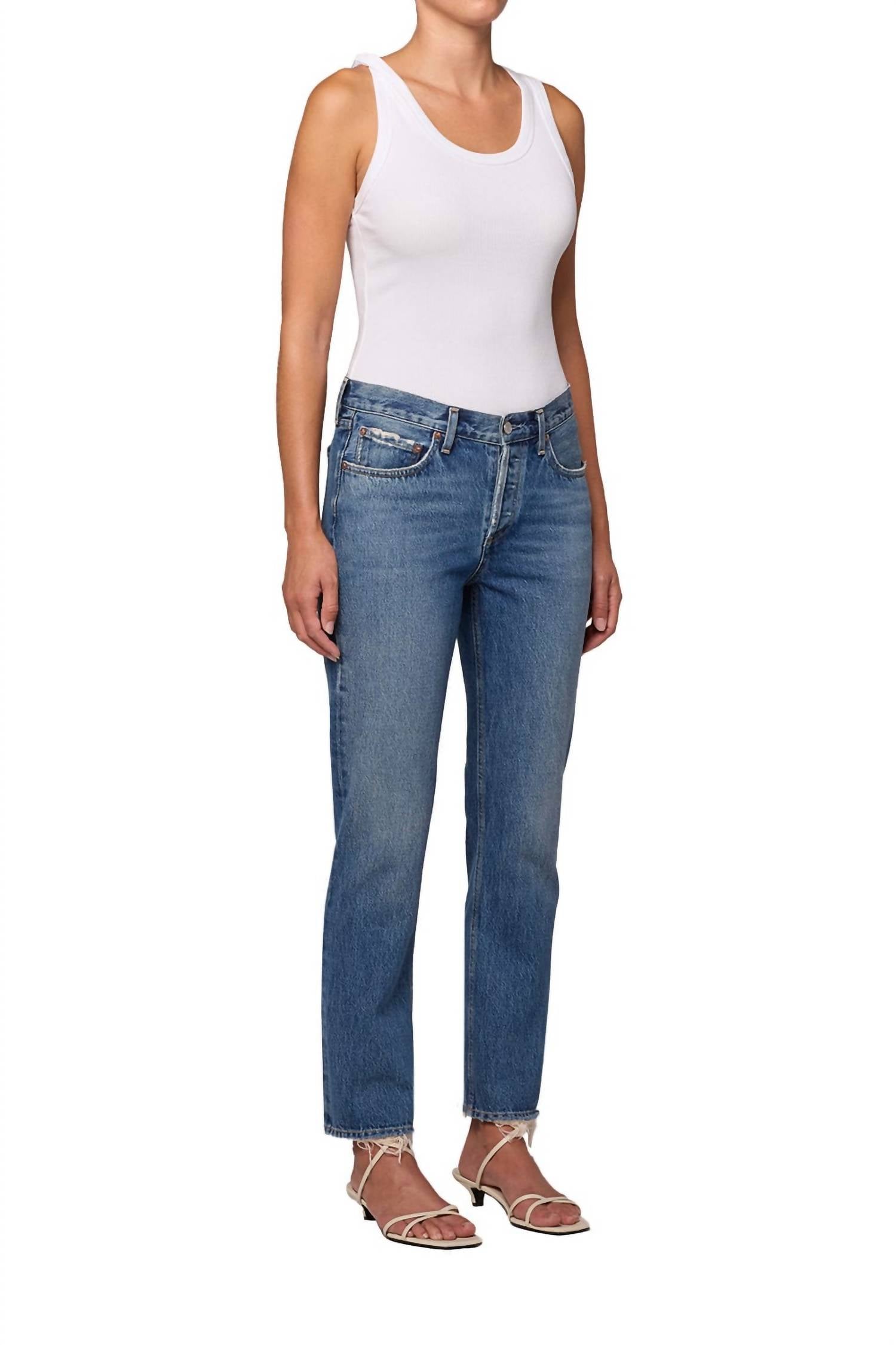 AGOLDE Romney Jeans in bounty - women's jeans - alternate view