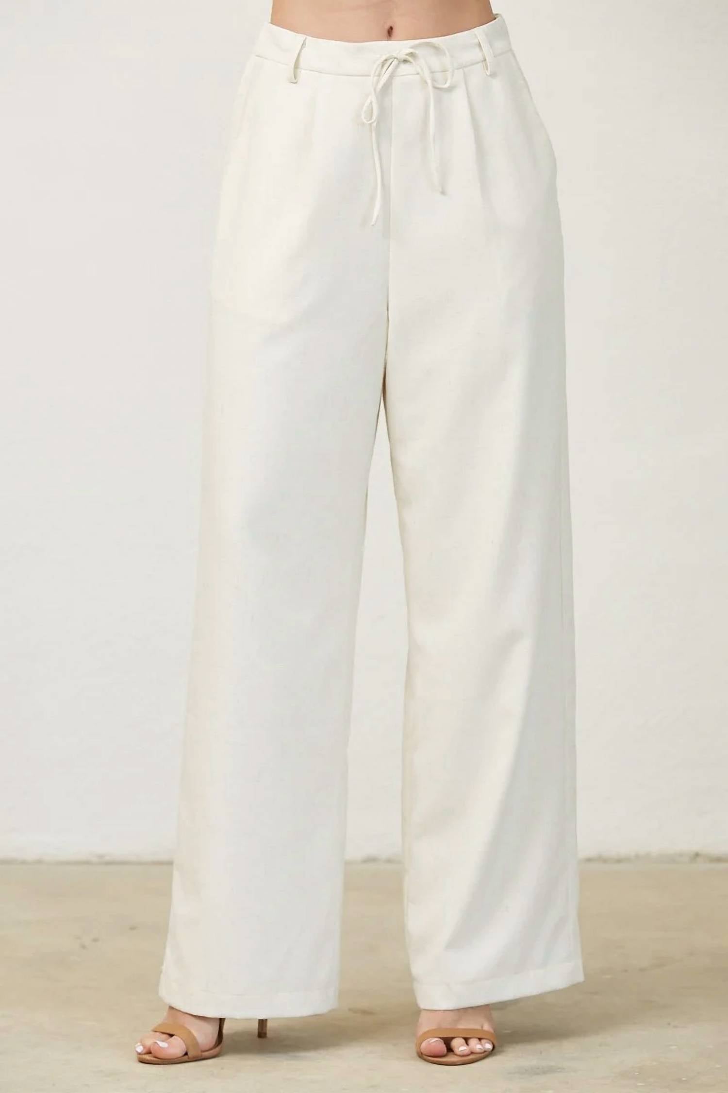 Edit By Nine - Woven Drawstring Pants