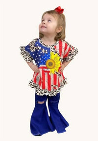 Kidscharm - Girls' Ruffle Top