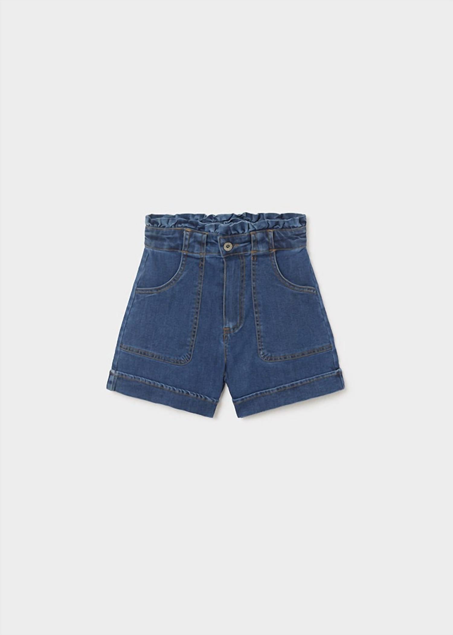 Mayoral - High Waist Jean Short