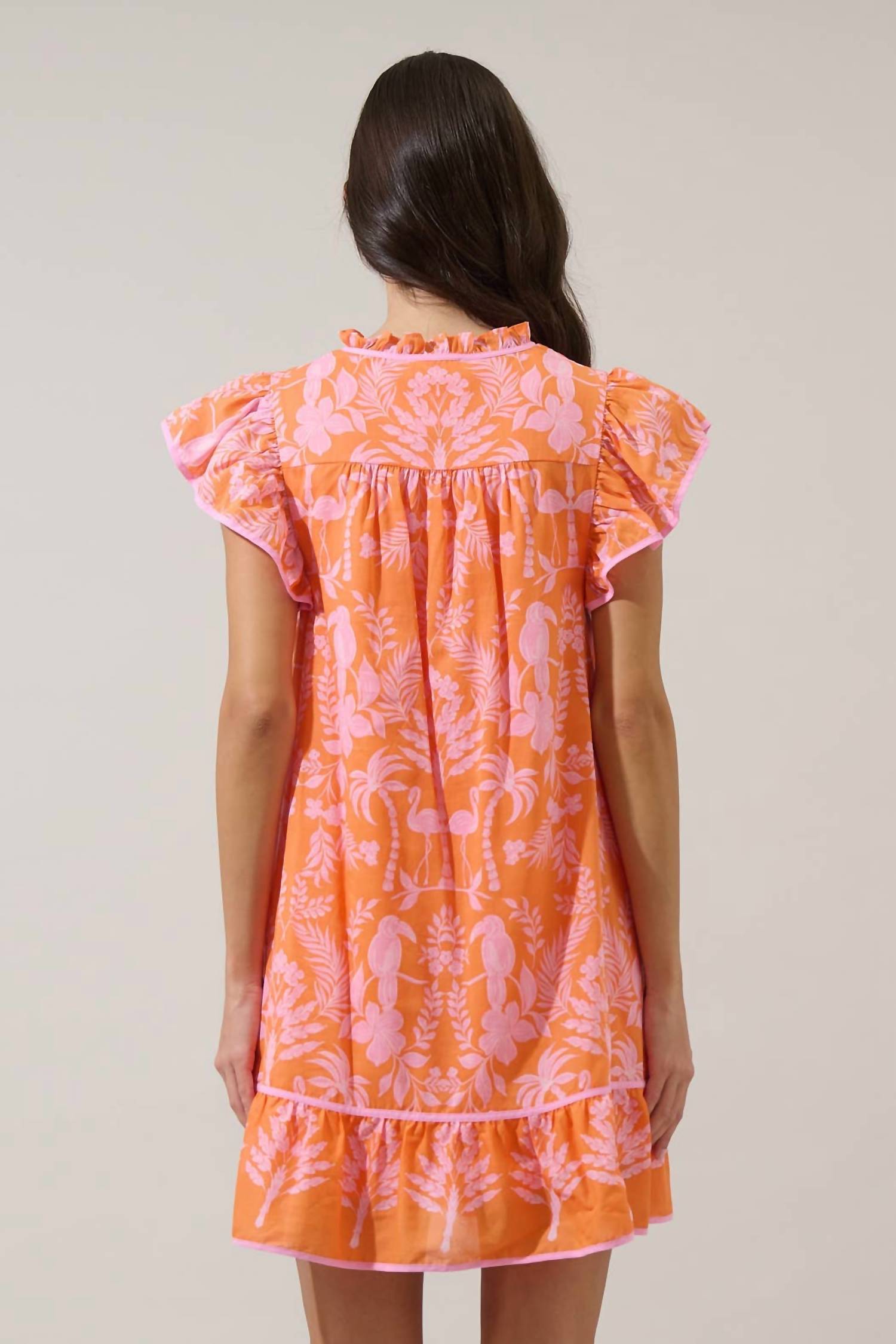 Sugarlips - Toucan Jungle Print Shift Dress