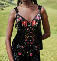 Farm Rio - Belle Garden Scallops Top