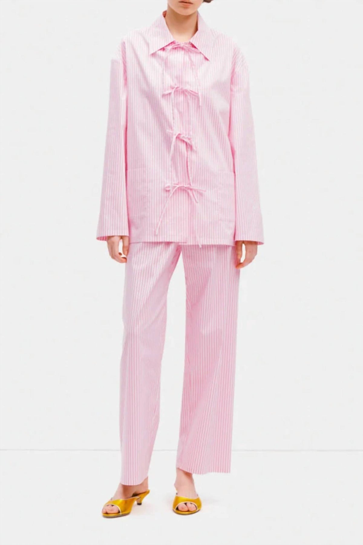 Sleeper - Cotton-poplin Pajama Set