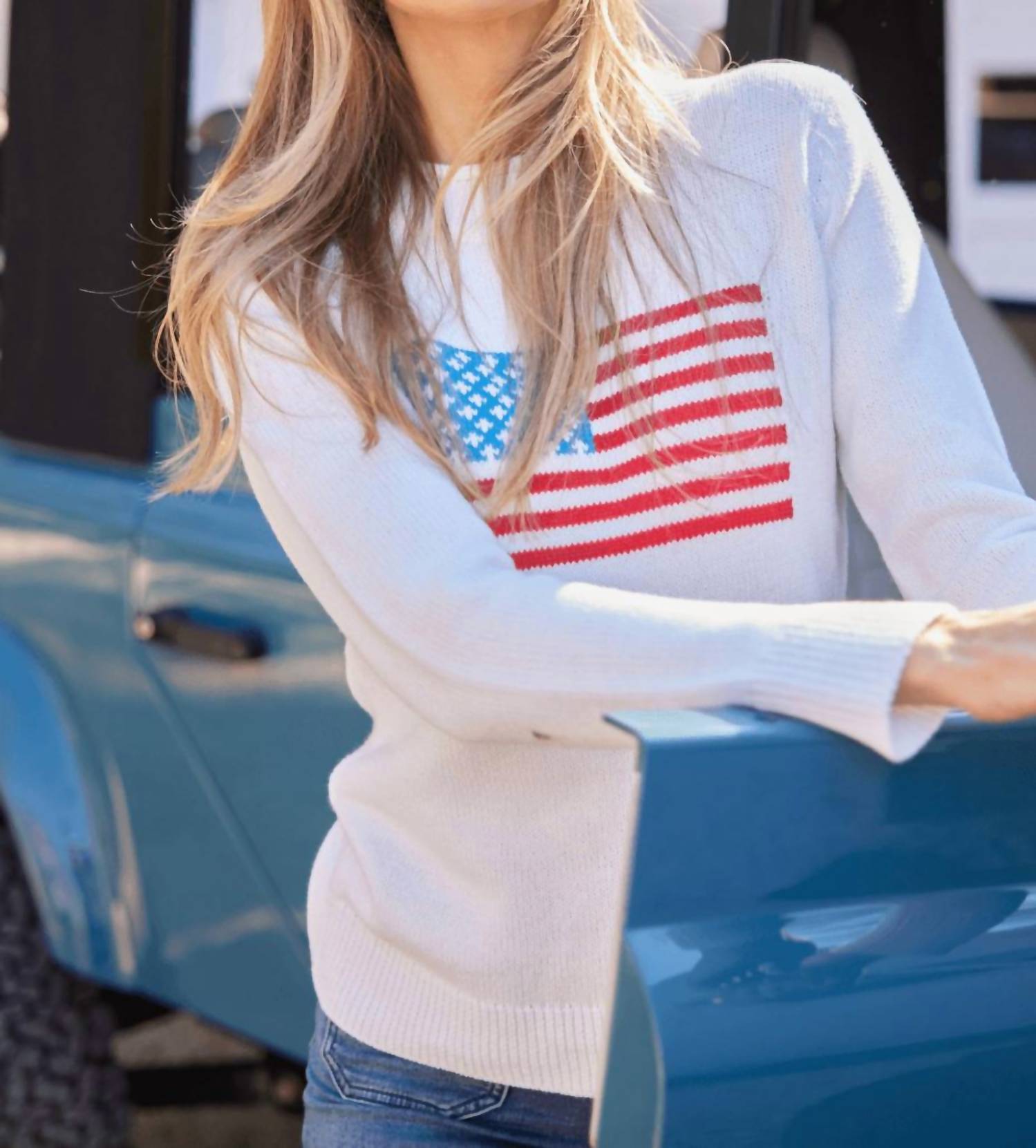 Sail To Sable - Roll Neck Flag Sweater