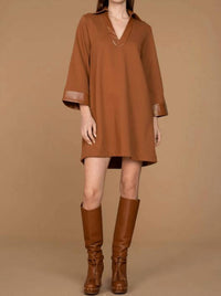 Elizabeth James The Label - Taylor V-neck Mini Dress