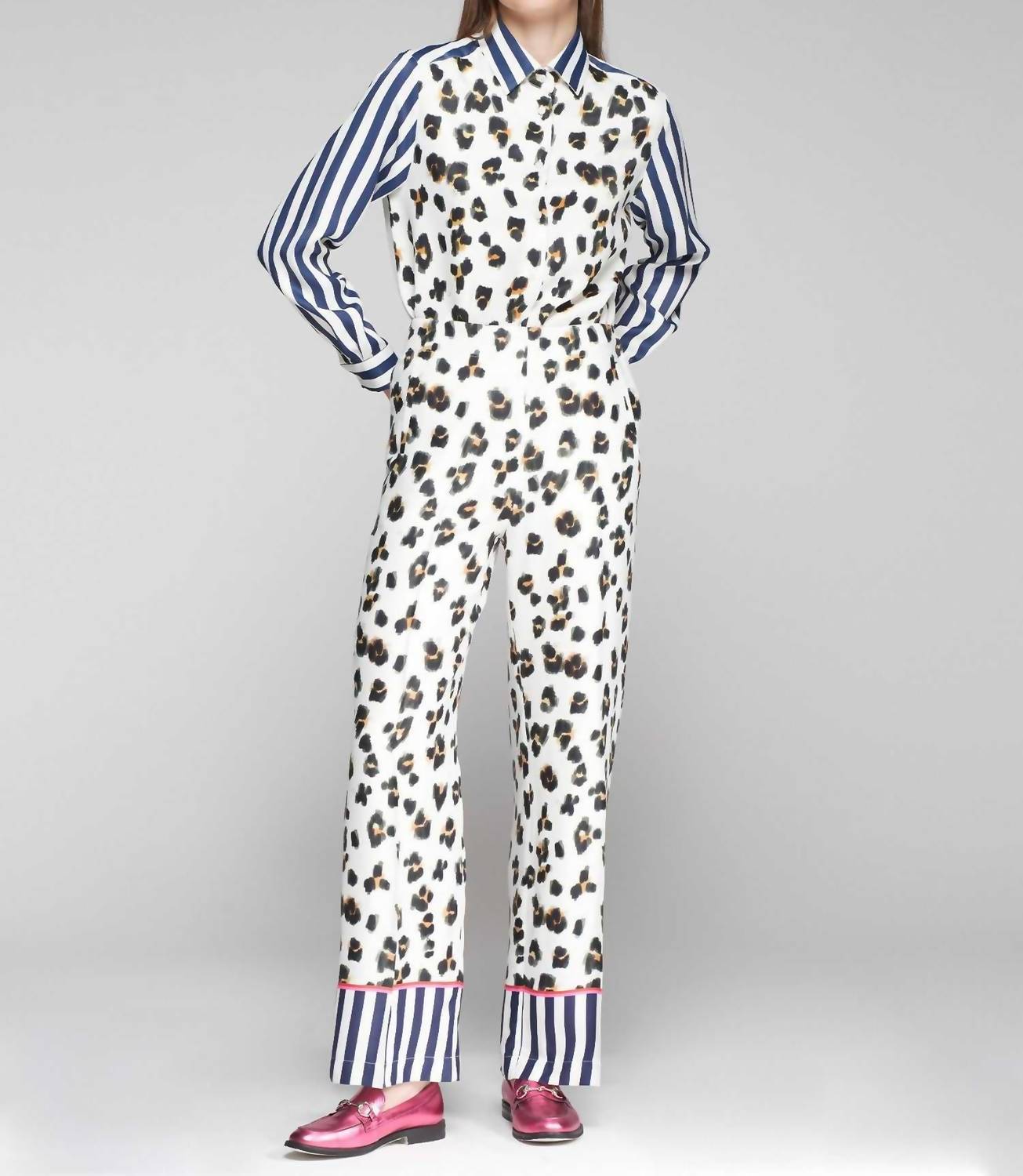 Vilagallo - Elena Leopard Pants