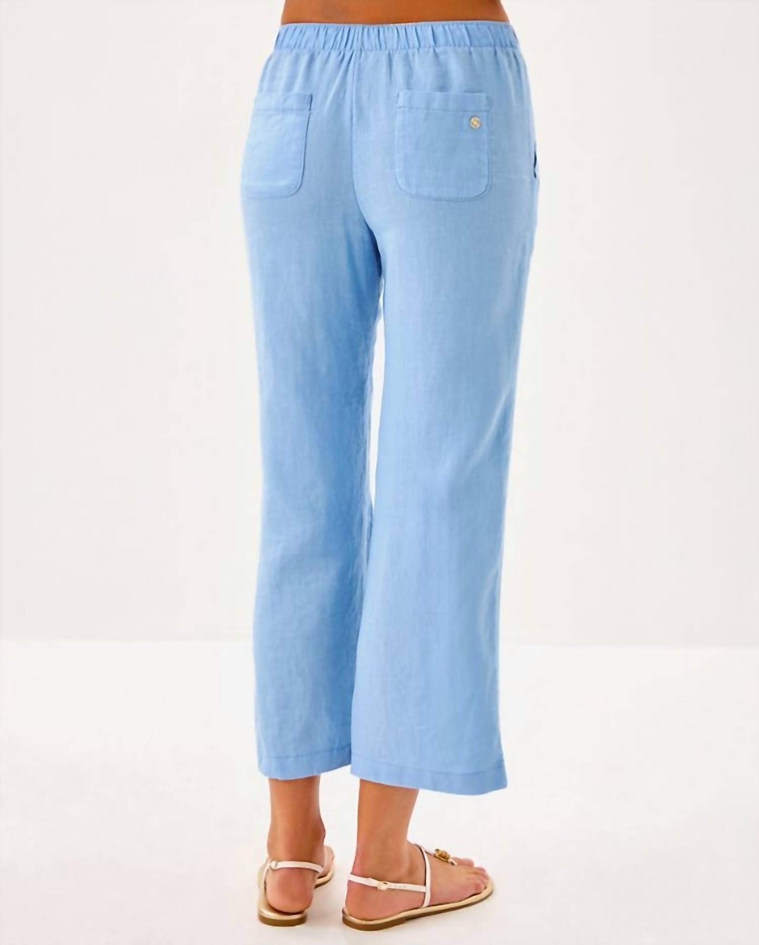 Lilly Pulitzer - Brawley Linen Crop Pant