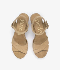 Pedro Garcia - Women's Dalys Criss Cross Maritime Wedge Sandals