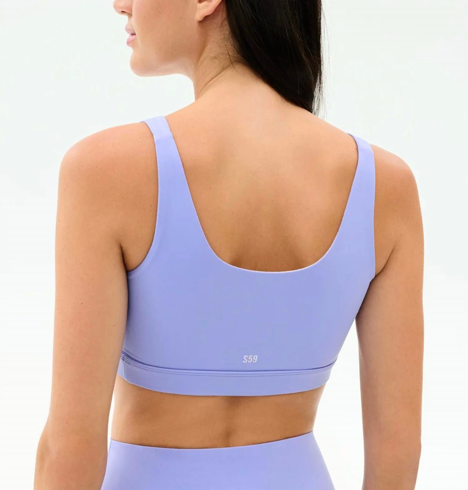 SPLITS59 Sprint Rigor Bra in purple - women's intimate - alternate view