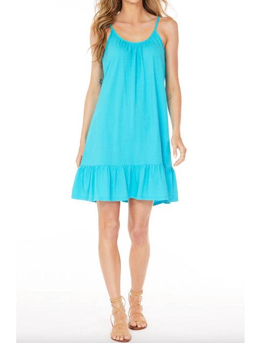 Bobi - Shirred Cami Ruffle Dress