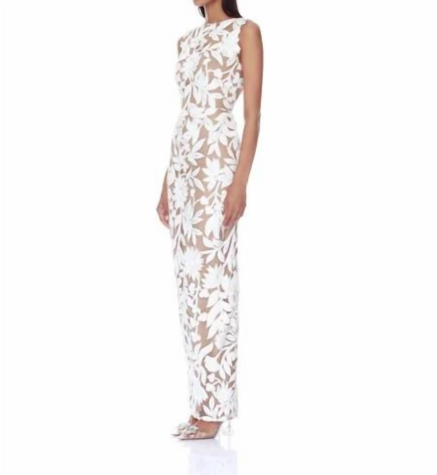 Bronx And Banco - Violet Sequin Embellished Gown